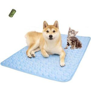 Summer Cooling Mat & Sleeping Pad- Water Absorption Top, Waterproof Bottom
